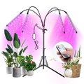Homevenus 4 Heads Full Spectrum LED Grow Lights With Tripod For Indoor Plants GLT04
